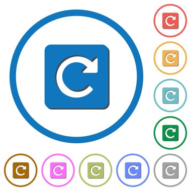 Gölgeler ve ana hatlarıyla doğru simgelerle döndürmek