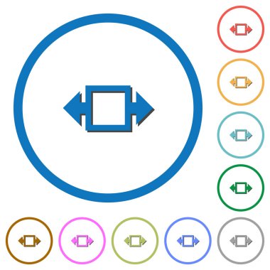 Genişlik aracı simgelerle gölgeler ve anahatlar