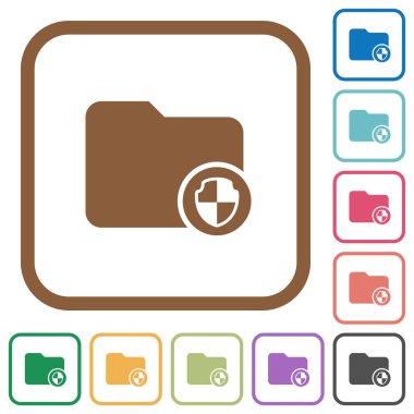 Dizin koruma basit simgeler