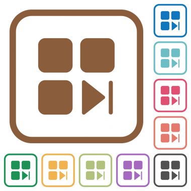 Bileşen sonraki basit simgeler