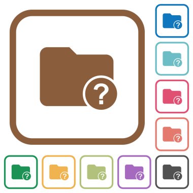 Bilinmeyen bir dizin basit simgeler