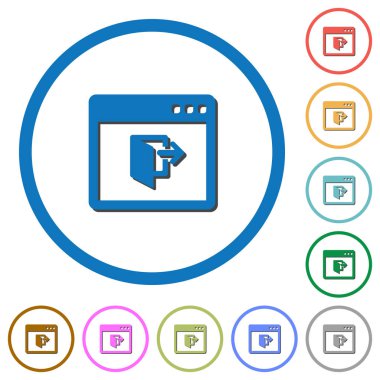 Uygulamadan çıkmak kutsal kişilerin resmi ile gölgeler ve anahatlar