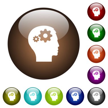 Kullanıcı ayarları renk cam düğmeleri