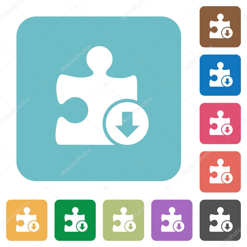 Disminuir prioridad plugin redondeado iconos planos cuadrados