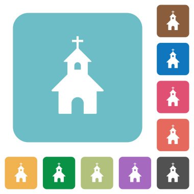 Çinilerini yuvarlak kare düz simgeler