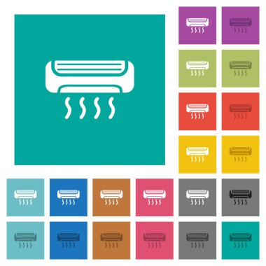 Klima Meydanı düz çok renkli simgeler