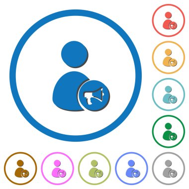 Kullanıcı bildirim simgeleri gölgeler ve anahatlar