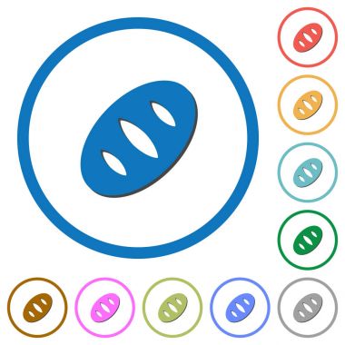 Gölgeler ve anahatları ile ekmek simgeleri