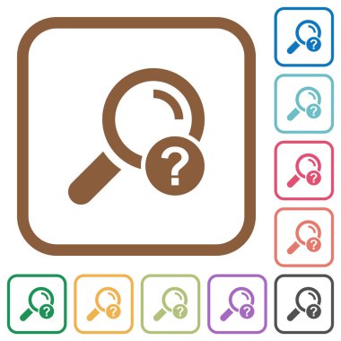 Bilinmeyen arama basit simgeler