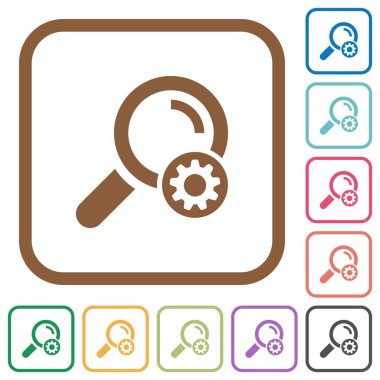 Arama ayarlarını basit simgeler