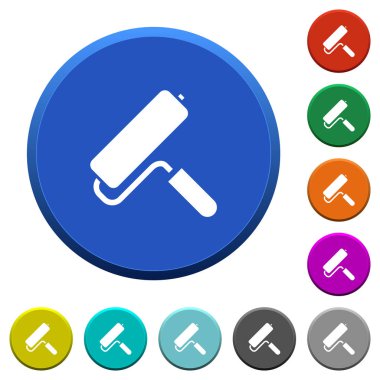 Boya silindiri eğimli düğmeleri