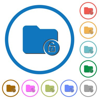 Gölgeler ve anahatları ile dizin simgelerin kilidini açmak