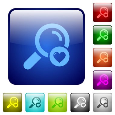 Sık kullandığınız arama renkli kare düğmeler