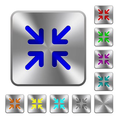 Oklar yuvarlatılmış kare çelik düğmeleri en aza indirmek