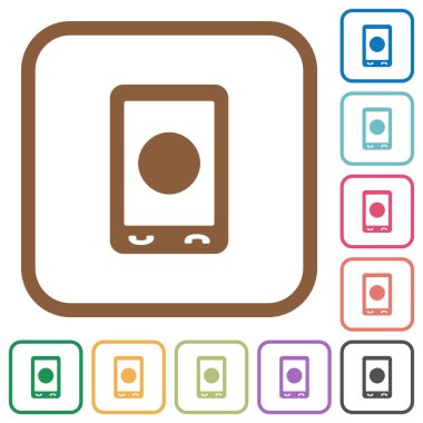 Mobil Medya basit simgeler kaydetmek