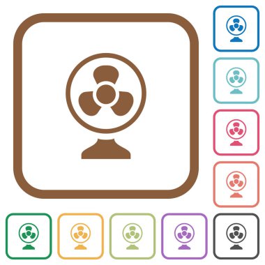 Tablo fan basit simgeler