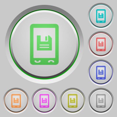 Mobil veri tuşlar Kaydet