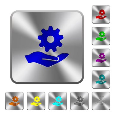 Bakım Servisi yuvarlak kare çelik düğmeleri