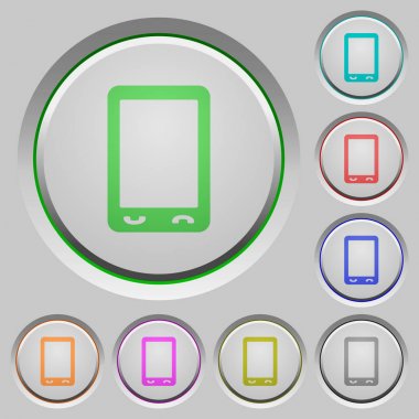 Boş ekran tuşlar ile cep telefonu