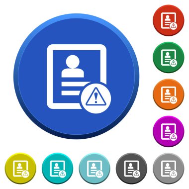 Uyarı eğimli düğmeleri başvurun