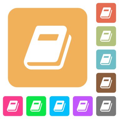 Kişisel günlük yuvarlak kare düz simgeler