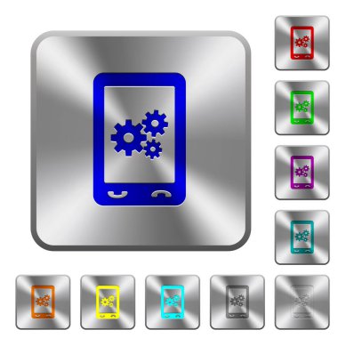 Hareketli tercihlerinizi yuvarlak kare çelik düğmeleri