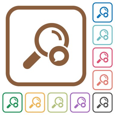 Arama yorum Basit simgeler