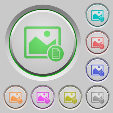 Resim özelliklerini push düğmesi