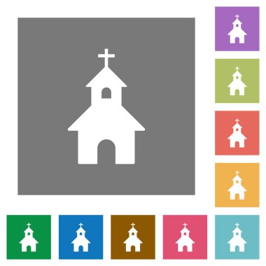 Çinilerini kare düz simgeler