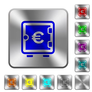 Kare çelik düğmeleri Euro güçlü Kasası yuvarlak