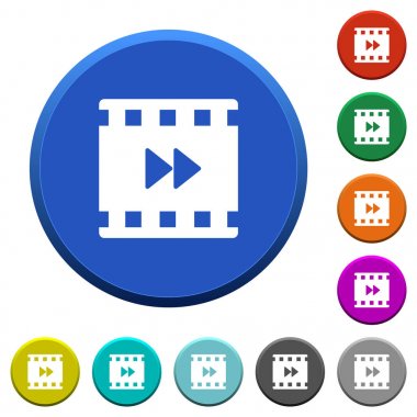 Film hızlı ileri düğmeleri eğimli