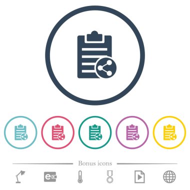 Düz renk simgelerini yuvarlak hatlarda paylaş