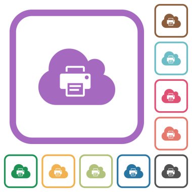 Basit yazdırma simgeleri