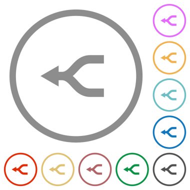 Sol düz simgeleri dış hatlarla birleştir