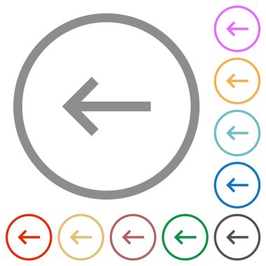 Klavye sekmesini düz renk simgeleri özetliyor beyaz arka plan üzerinde yuvarlak