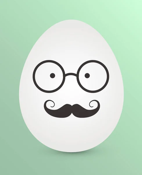 Velikonoční vajíčko vintage bokovky. Vektorové ilustrace. — Stockový vektor