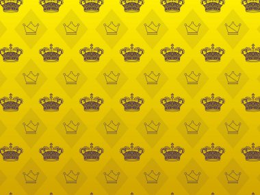 Modern arka plan taç simgeler şekilleri reklam malzeme ile ayarla