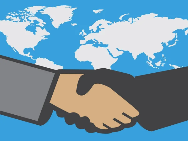 Handshake of business partners. Symbol of reaching an agreement, success and cooperation.