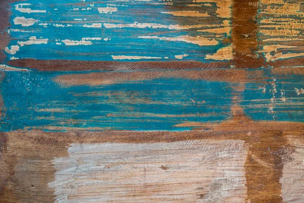 Mur en bois coloré dans un style vintage — Photo