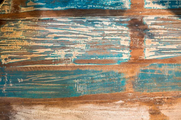 Mur en bois coloré dans un style vintage — Photo