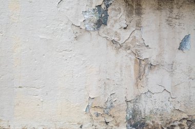 Beton duvar doku ve düşme alçı. Sıcak pastel arka plan dokusu