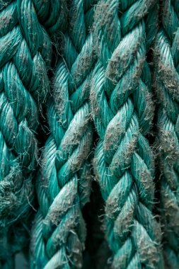 Arka plan doku sarmal deniz veya deniz ip. Satır demirleme kaynaştırılması doku. Yakın çekim
