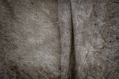 Bej tuval kaba buruşuk kumaş doku grange tarzı Hindistan'da.