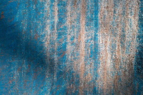Vieille texture de toile de jute sale ton bleu — Photo