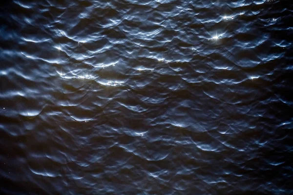 Blue Water Texture Pattern at Noon on the Atlantic Ocean — Stock Photo, Image