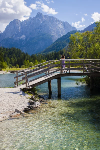 Lake jasna, Slovenia — Stock Photo, Image