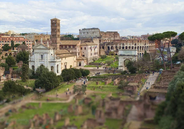 Roma vista ciudad — Foto de Stock
