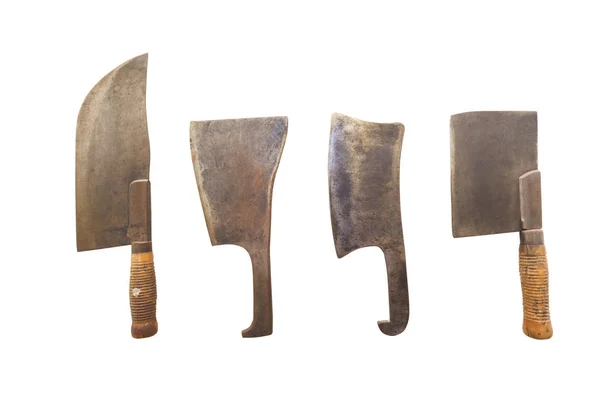 Набор ретро кухонного ножа — стоковое фото