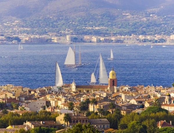 Miasta Saint Tropez — Zdjęcie stockowe