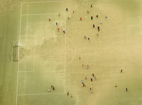 Fußballtraining im Stadion — Stockfoto